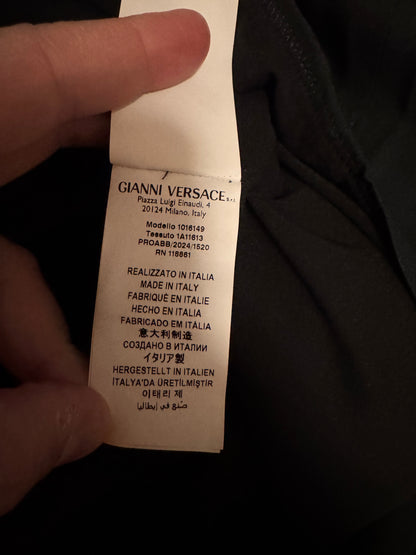 Versace body nero con lacci in seta Barocco - Tg 38 - Made in Italy