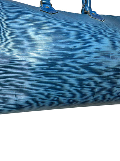 Louis Vuitton borsa speedy in pelle epi blu