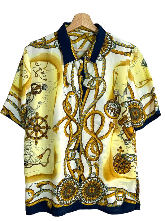 Camicia vintage con stampa (M)