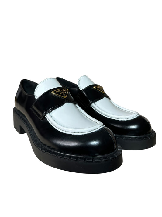Prada mocassino bicolore (39.5)