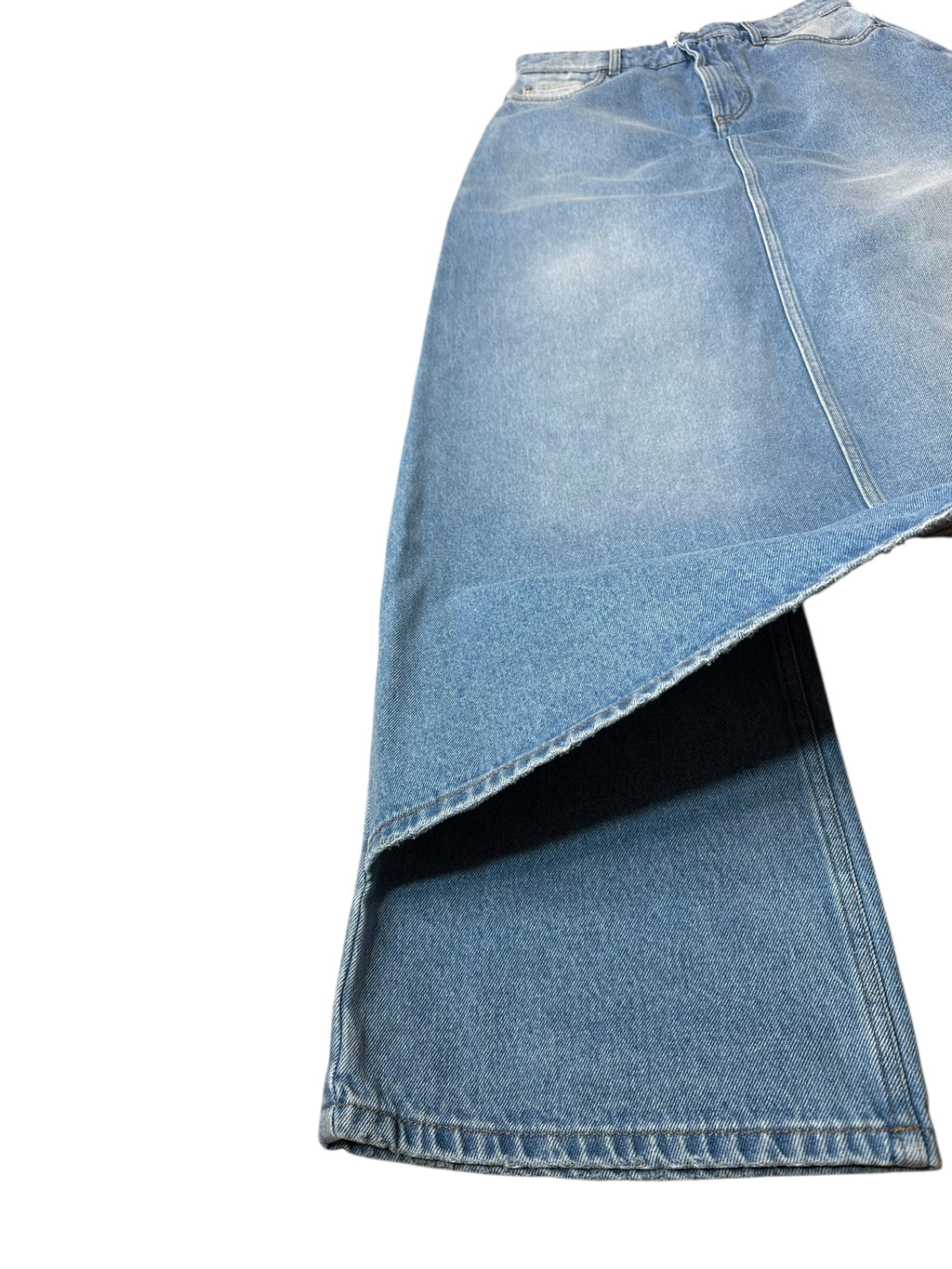 Jean Paul Gaultier pantagonna in denim — foto 8