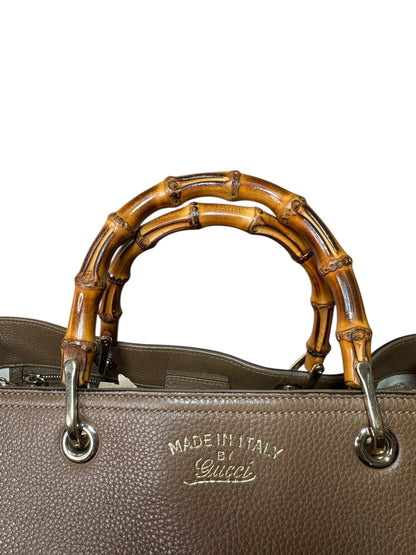 Gucci borsa shopper bamboo