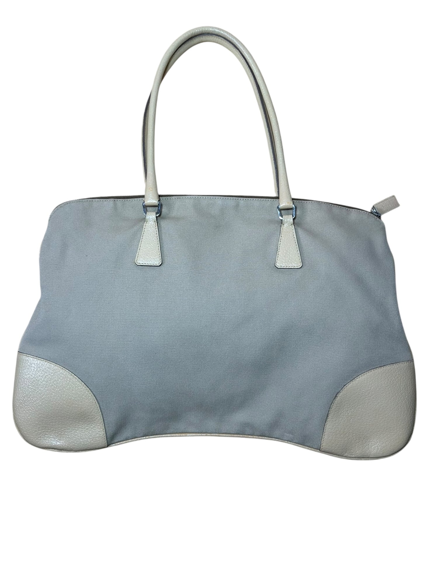 Prada borsa vintage in tela e pelle — foto 10