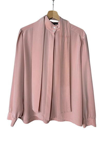 Camicia vintage con fiocco (M)