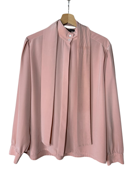 Camicia vintage con fiocco (M)