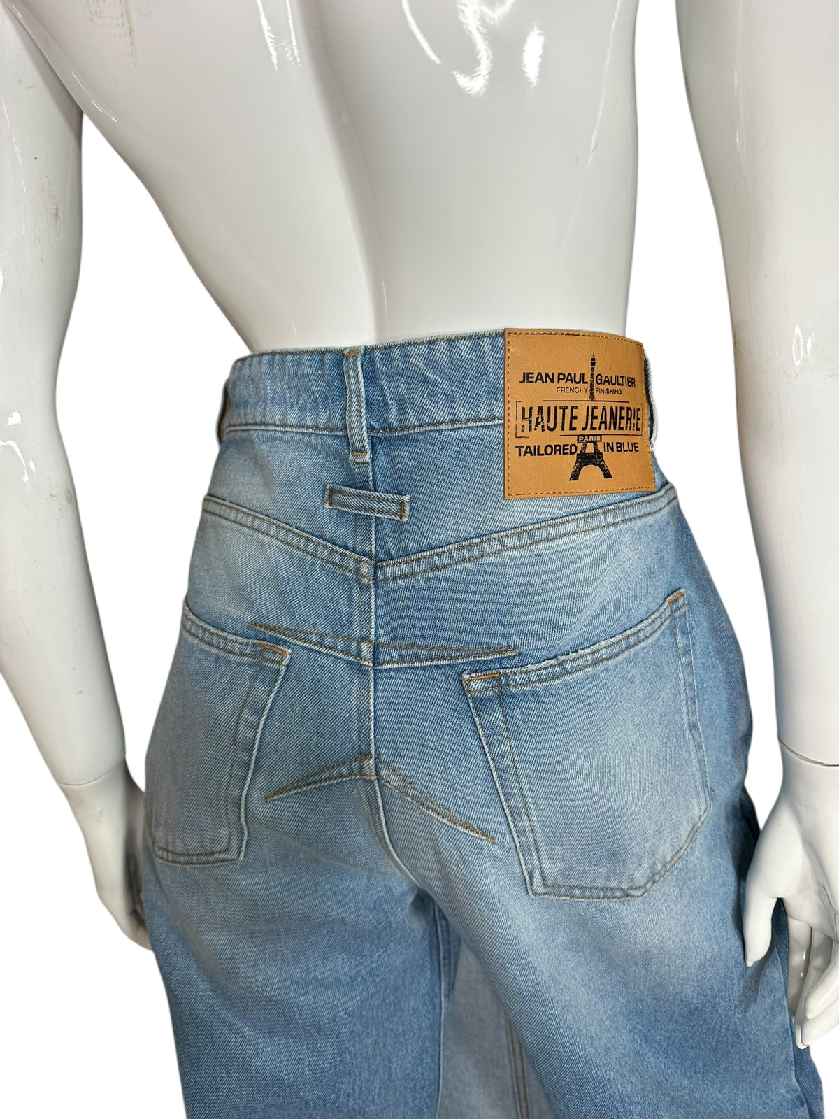 Jean Paul Gaultier pantagonna in denim — foto 6