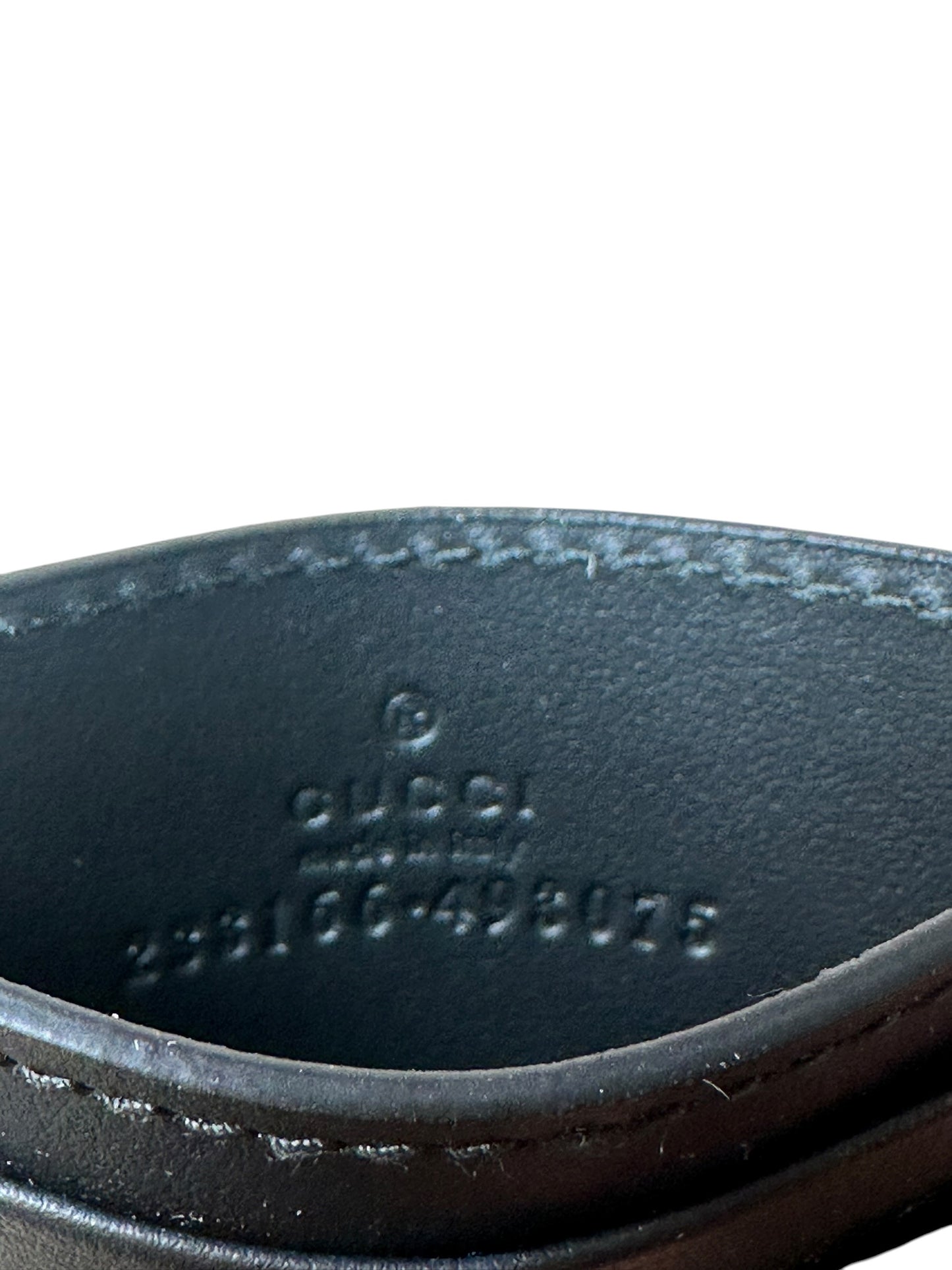 Gucci porta carte in tela e pelle
