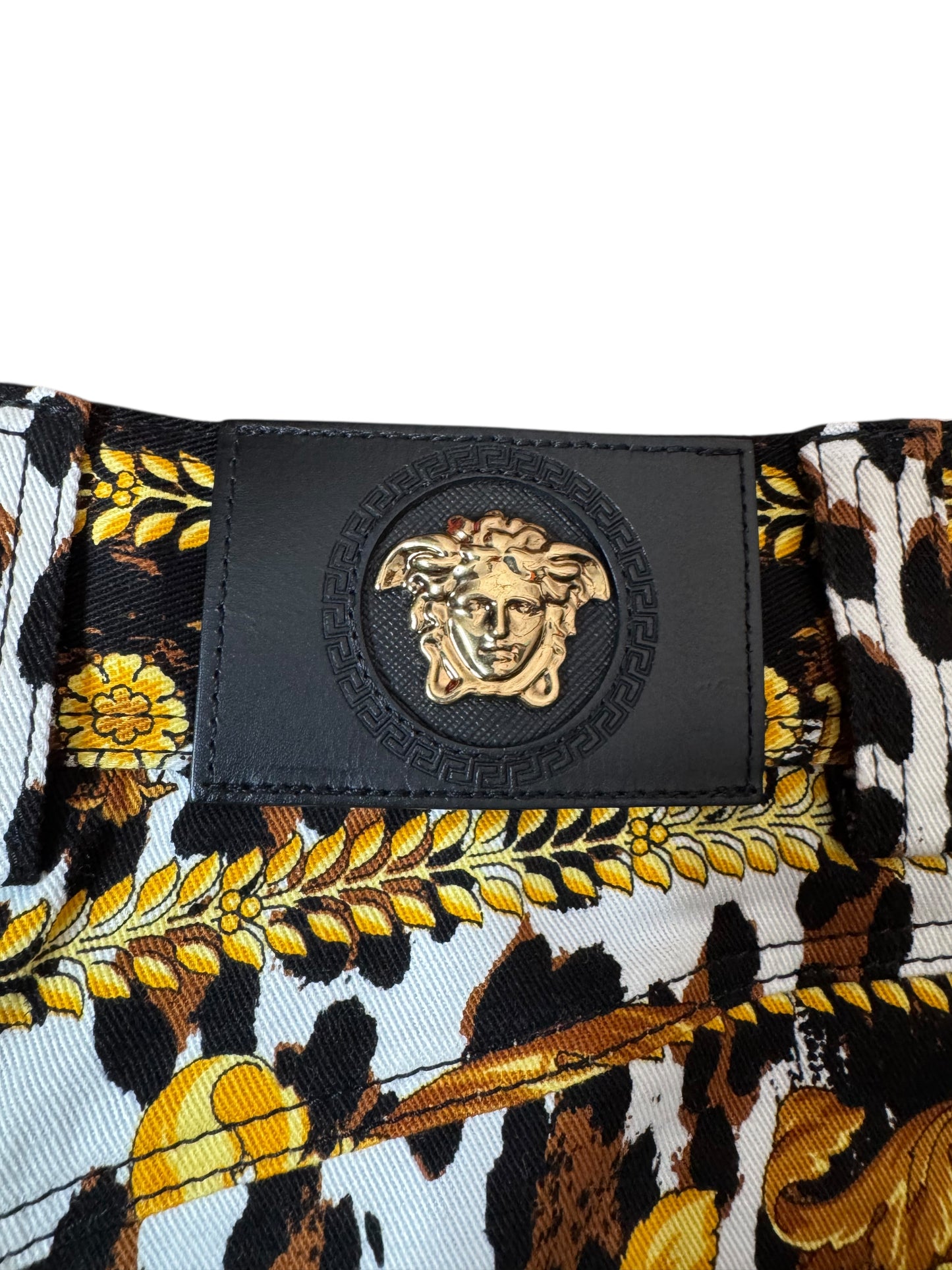 Pantaloni Versace Tribute SS2018 – Stampa Wild Baroque 1992, taglia 25