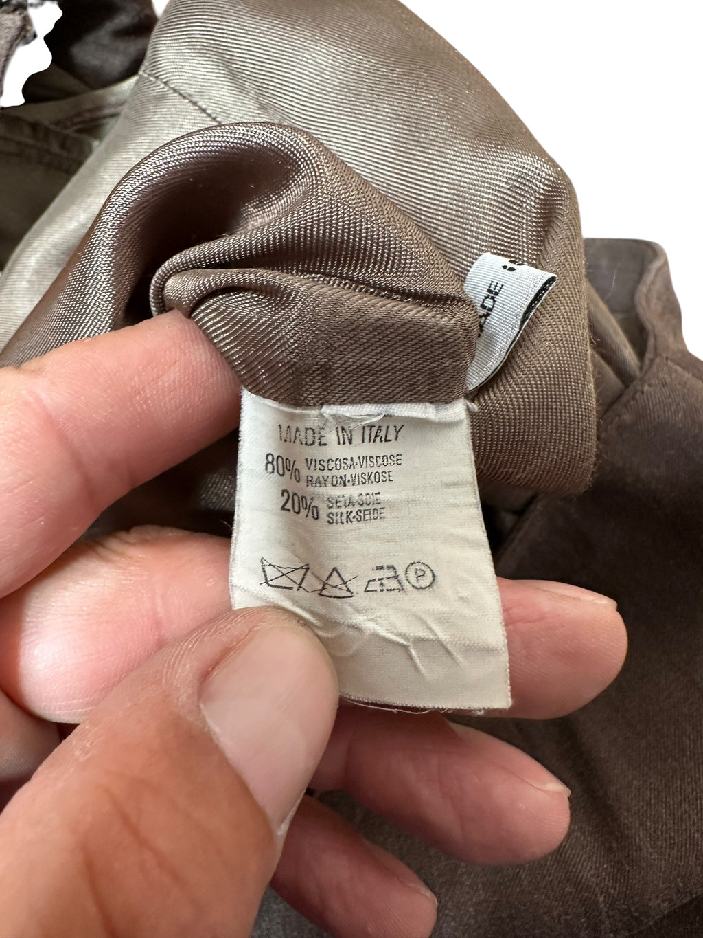 Emporio Armani gonna in seta e viscosa (L)