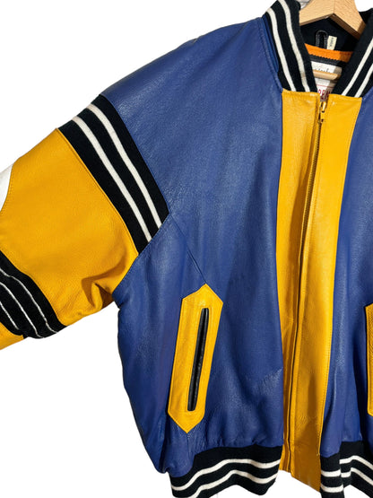 Giacca in pelle vintage Michael Hoban (XL)