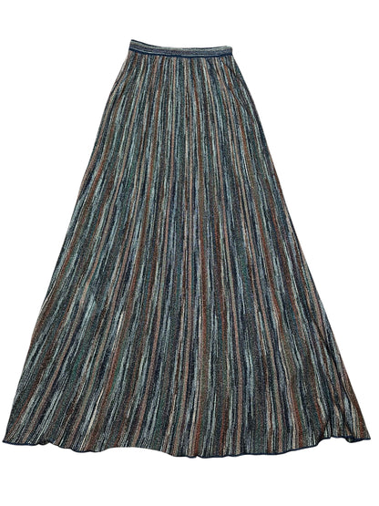 Missoni maxi gonna in lurex (M)