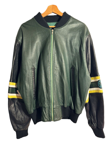 Giacca in pelle vintage Michael Hoban (L)