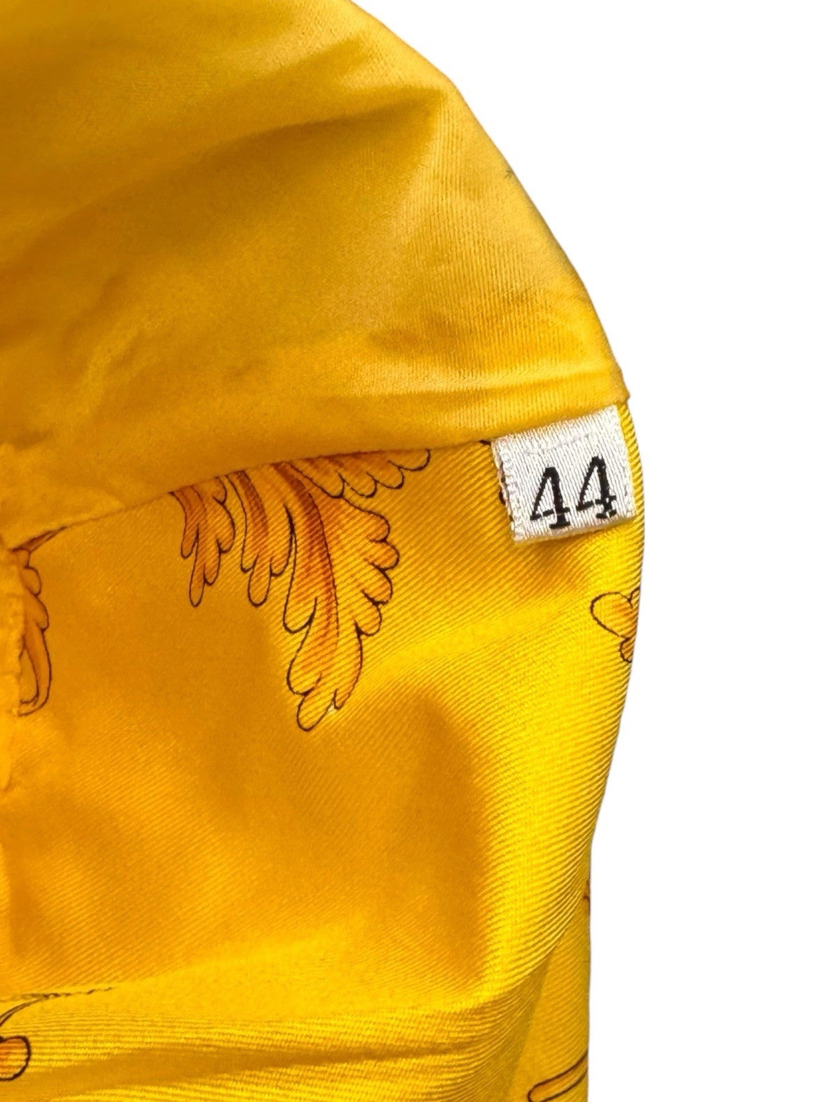 Gianni Versace Couture blazer vintage seta stampa bandiere Medusa taglia 44