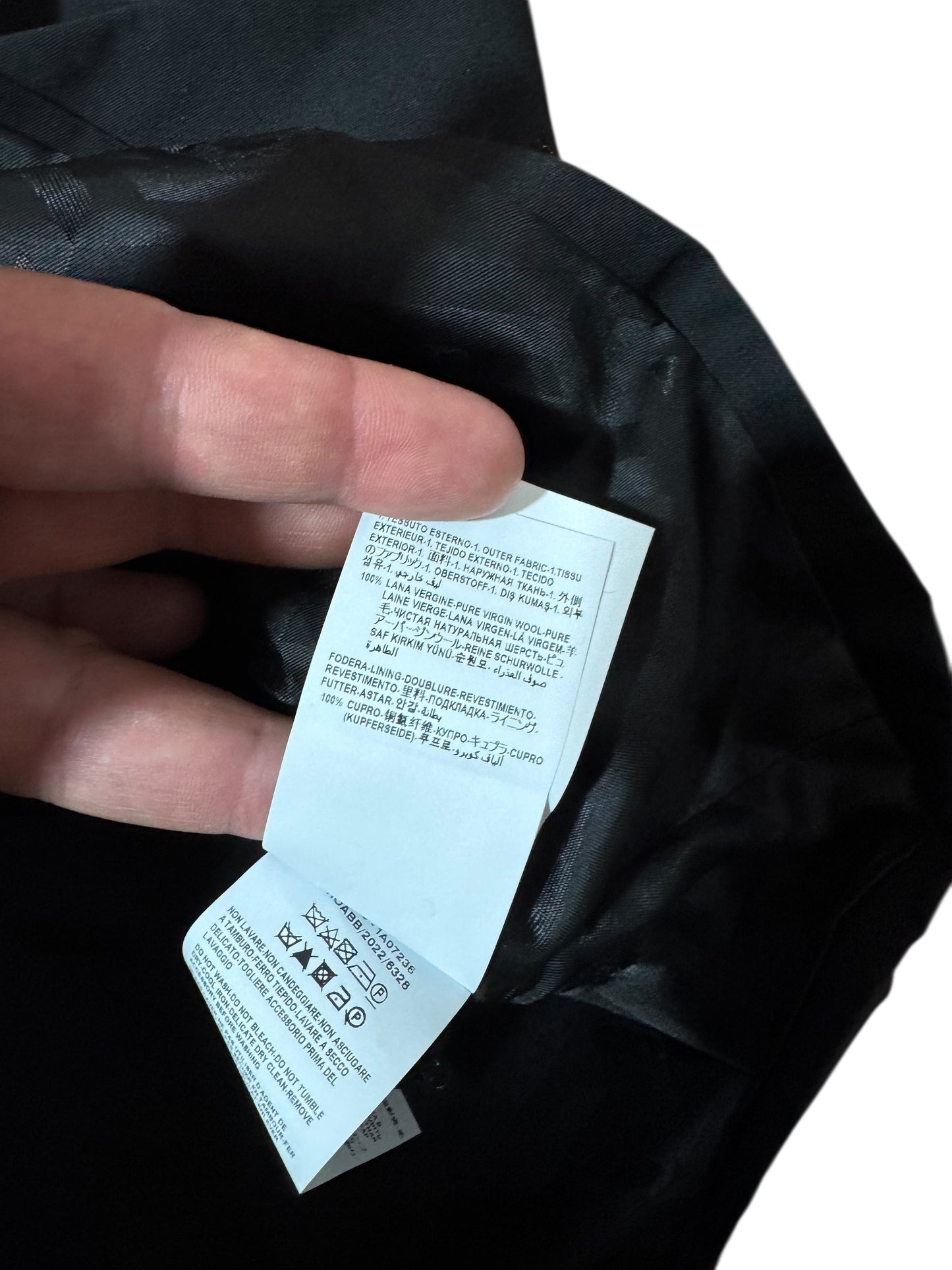 Gonna Versace nera con cintura Medusa in metallo, nuova con cartellino