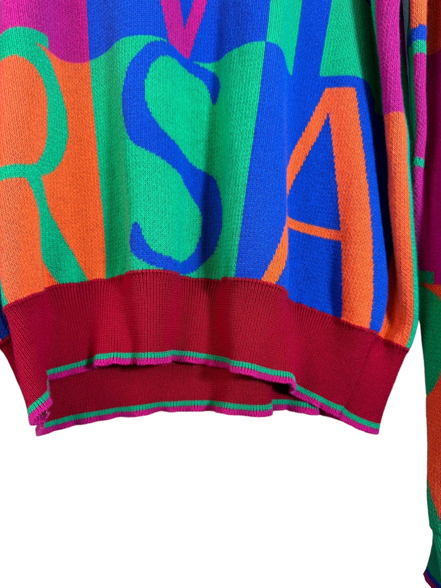 Versace maglione multicolore