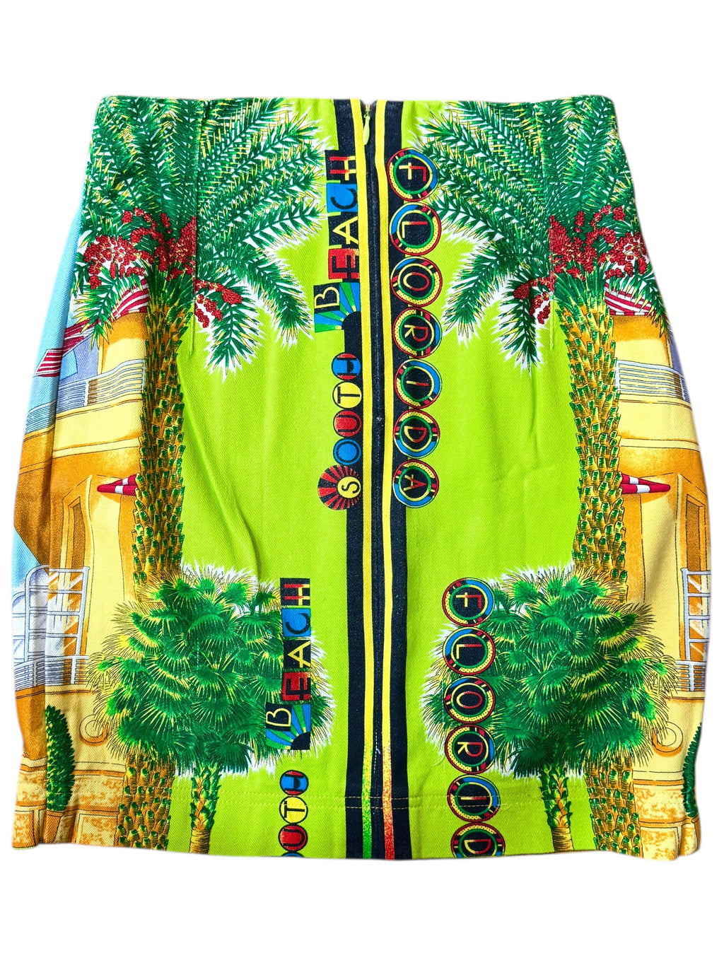 Gianni Versace Couture gonna vintage “Miami” South Beach Florida anni ‘90 — foto 3