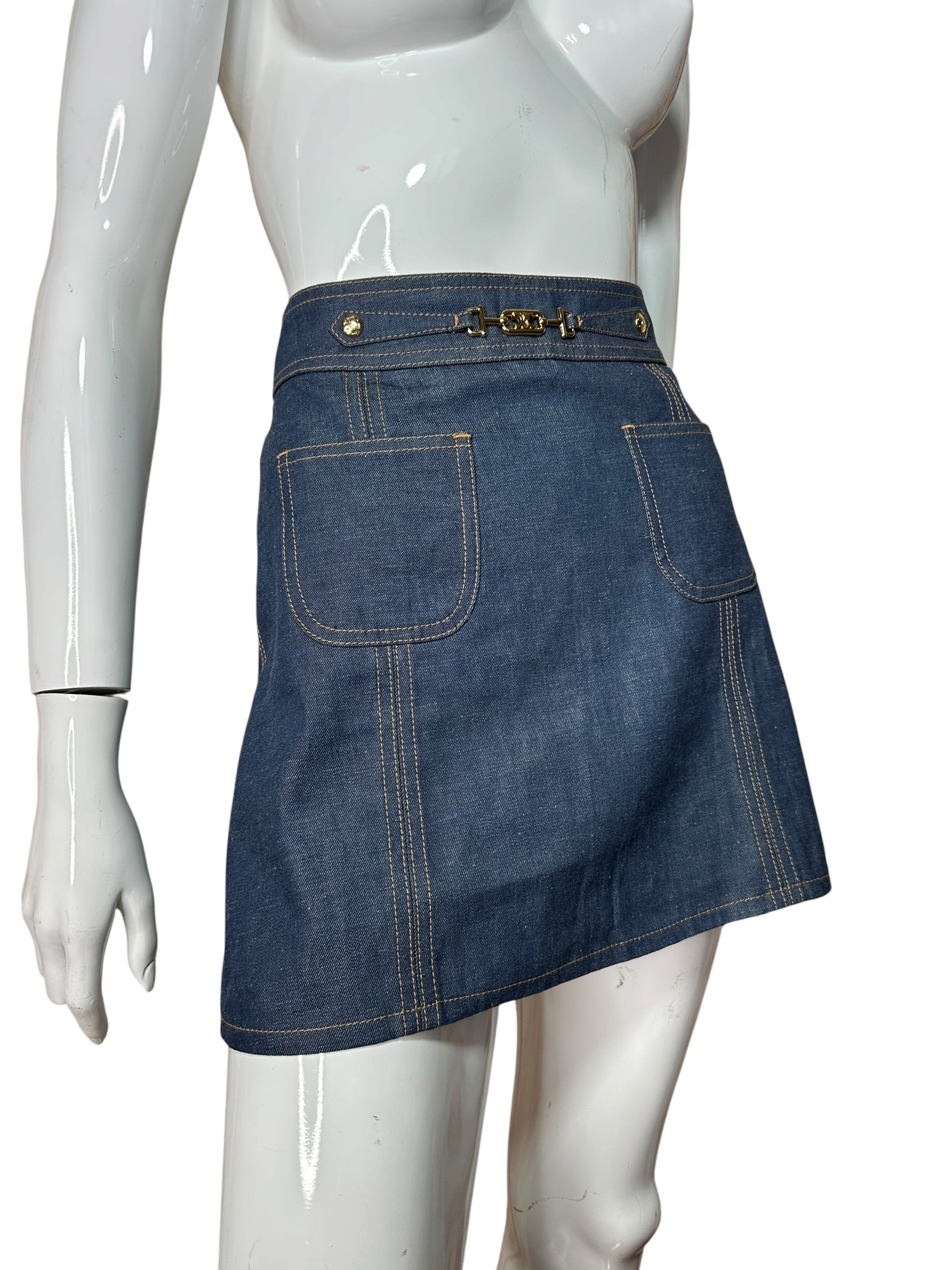 Celine mini gonna in denim — foto 2