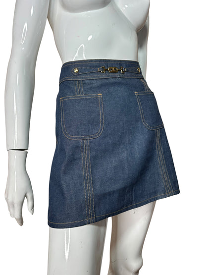 Celine mini gonna in denim — foto 2