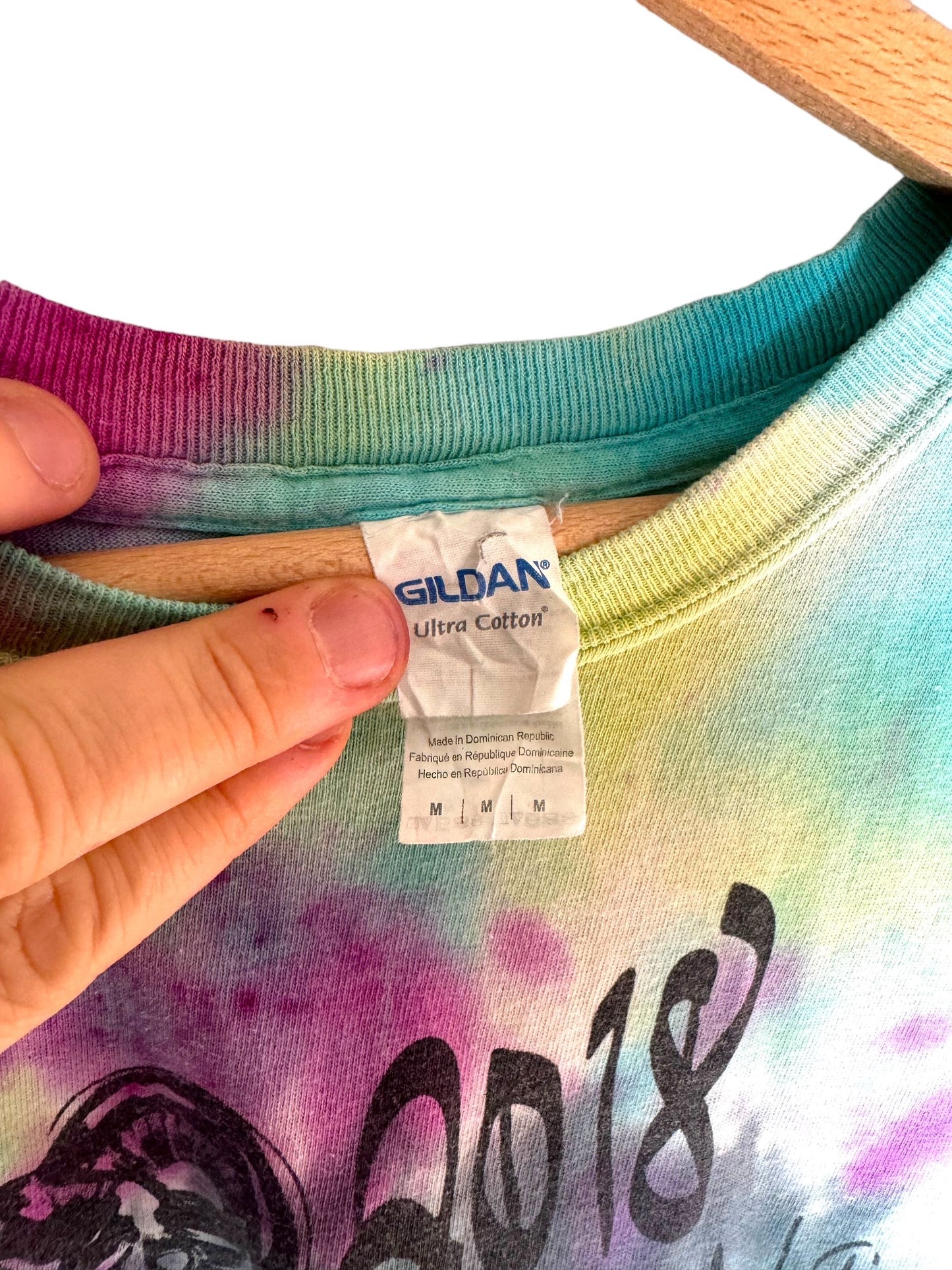 T-shirt vintage Tiye-die Gildan (M)