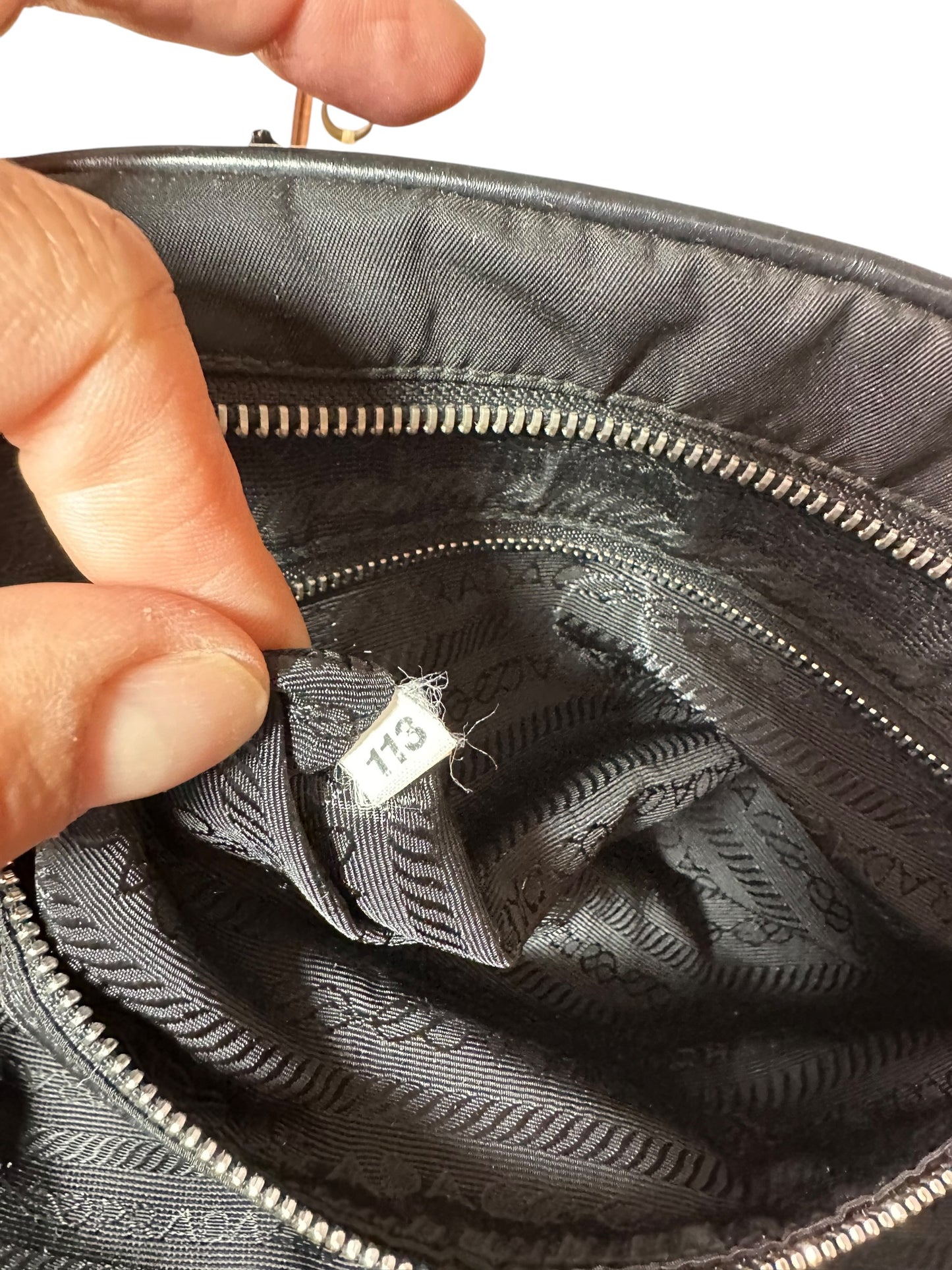 Prada borsa in nylon e pelle — foto 18