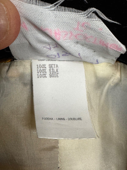 Gianni Versace Couture Blazer Vintage Anni ‘90 Barocco in Seta Donna IT 42
