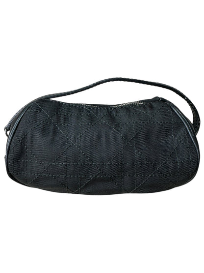Dior mini borsa vintage in tela e pelle