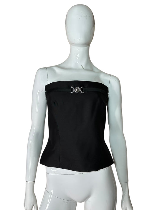 Versace top a bustier (M)