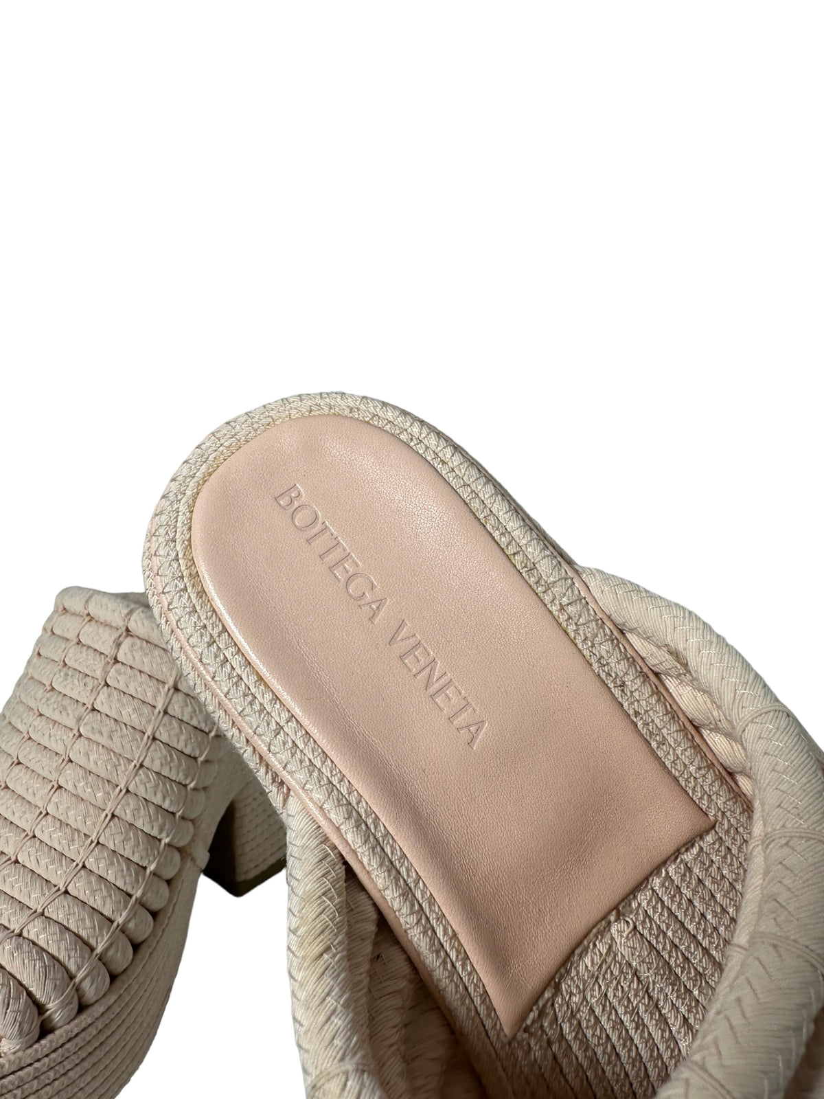 Bottega Veneta sandalo in tessuto — foto 9