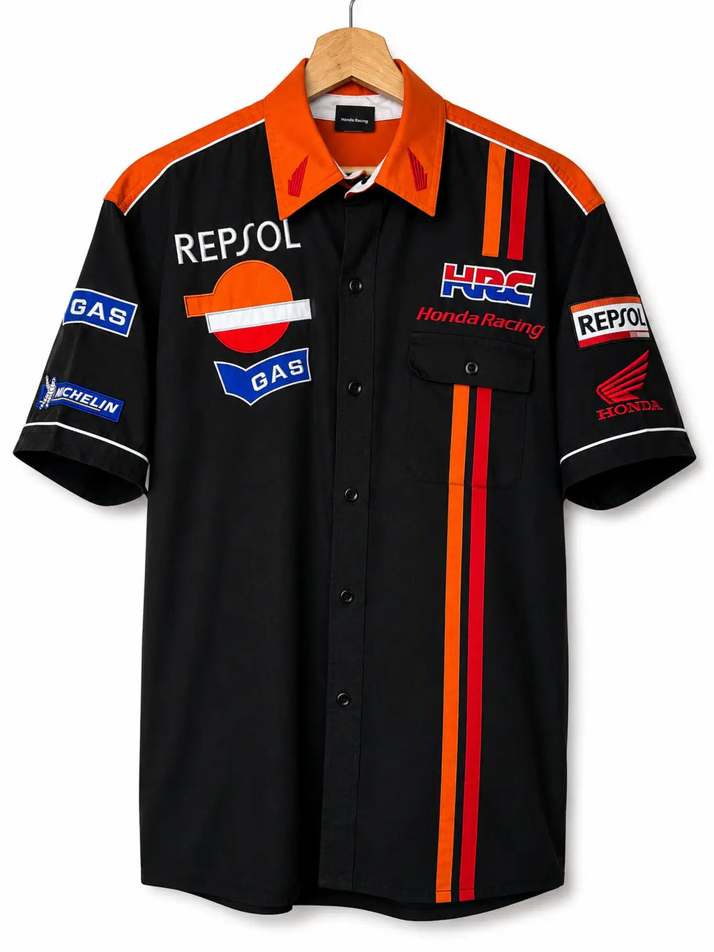 Honda Racing Repsol HRC camicia racing vintage ricamata XL