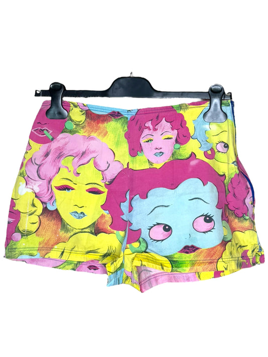 Shorts vintage Versace Jeans Couture Marilyn Monroe & Betty Boop - Taglia 44 IT