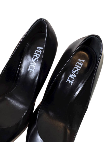 Versace Décolleté Platform in Vernice Nera – Made in Italy – Taglia 40