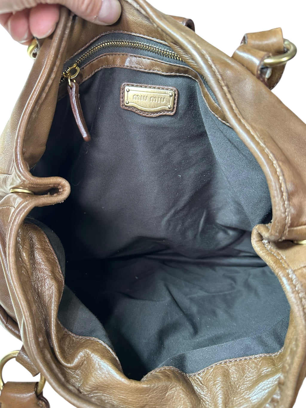 Miu Miu borsa vintage in pelle — foto 19