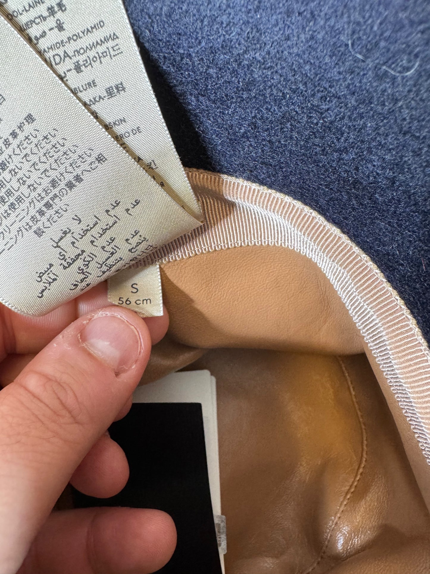 Gucci cappello a tesa larga GG taglia S - 56 cm.