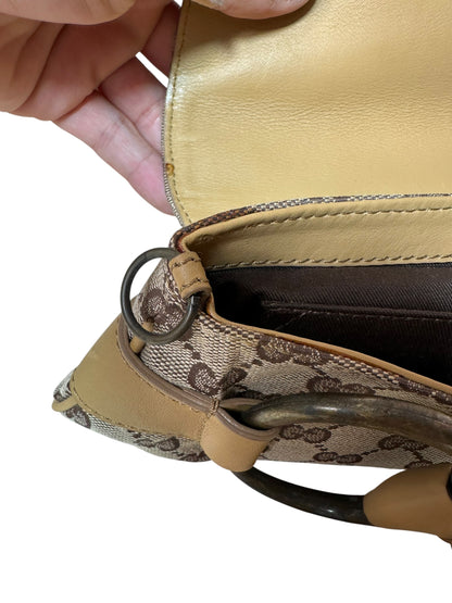 Gucci borsa Horsebit vintage GG