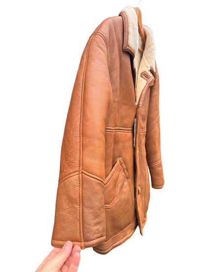 Giacca shearling uomo Arika Firenze vera pelle montone taglia 48