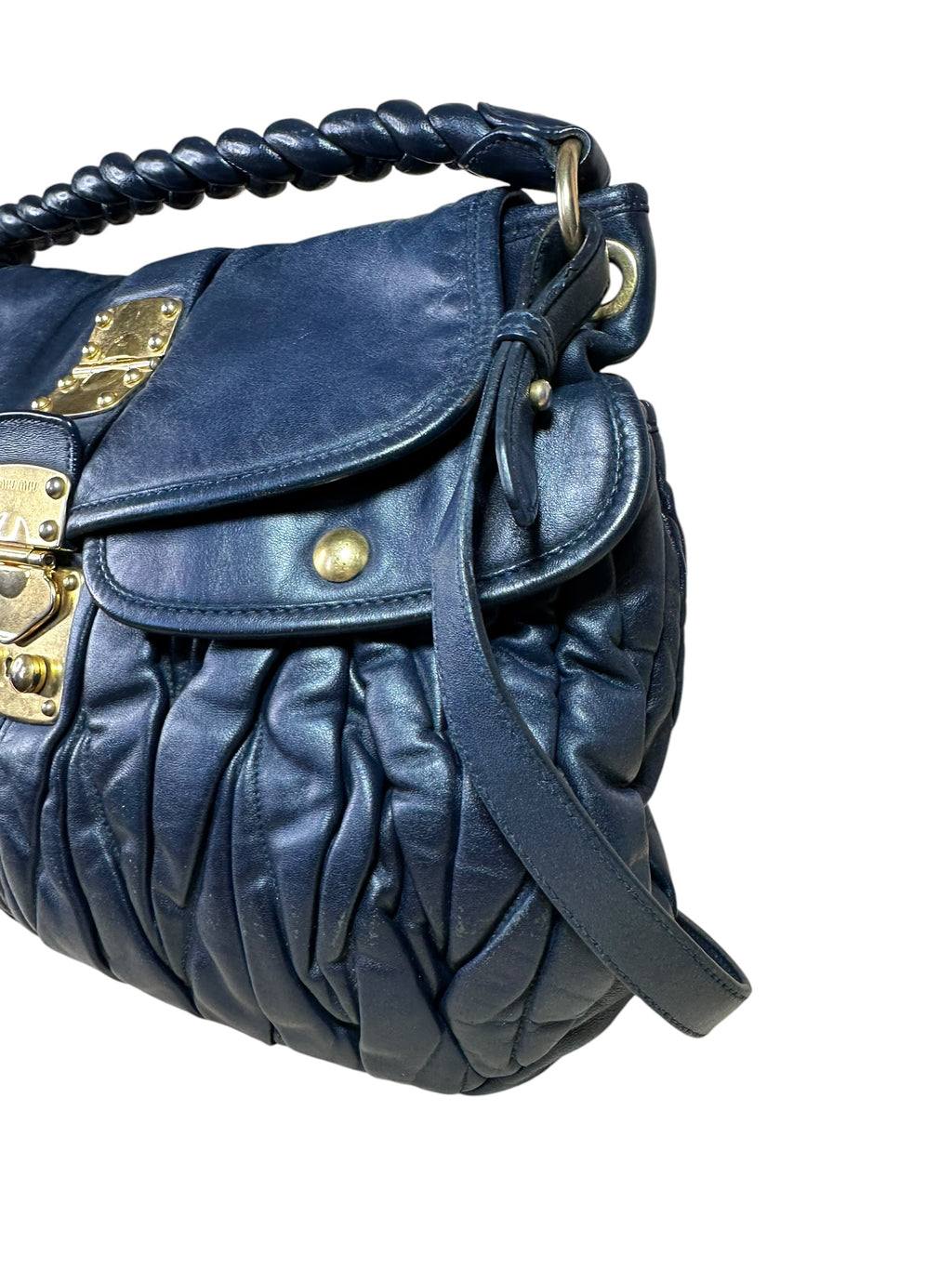 Miu Miu Coffer borsa in pelle