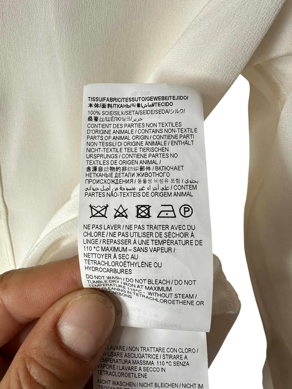 Saint Laurent camicia in seta — foto 9