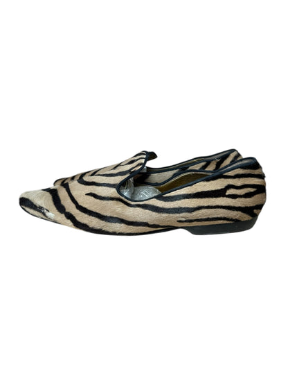 Prada mocassino in cavallino zebrato (39)