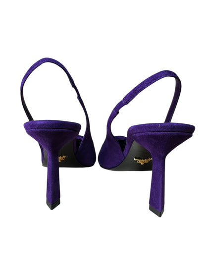 Prada slingback in pelle scamosciata (40)