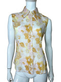 Miu Miu camicia smanicata in cotone