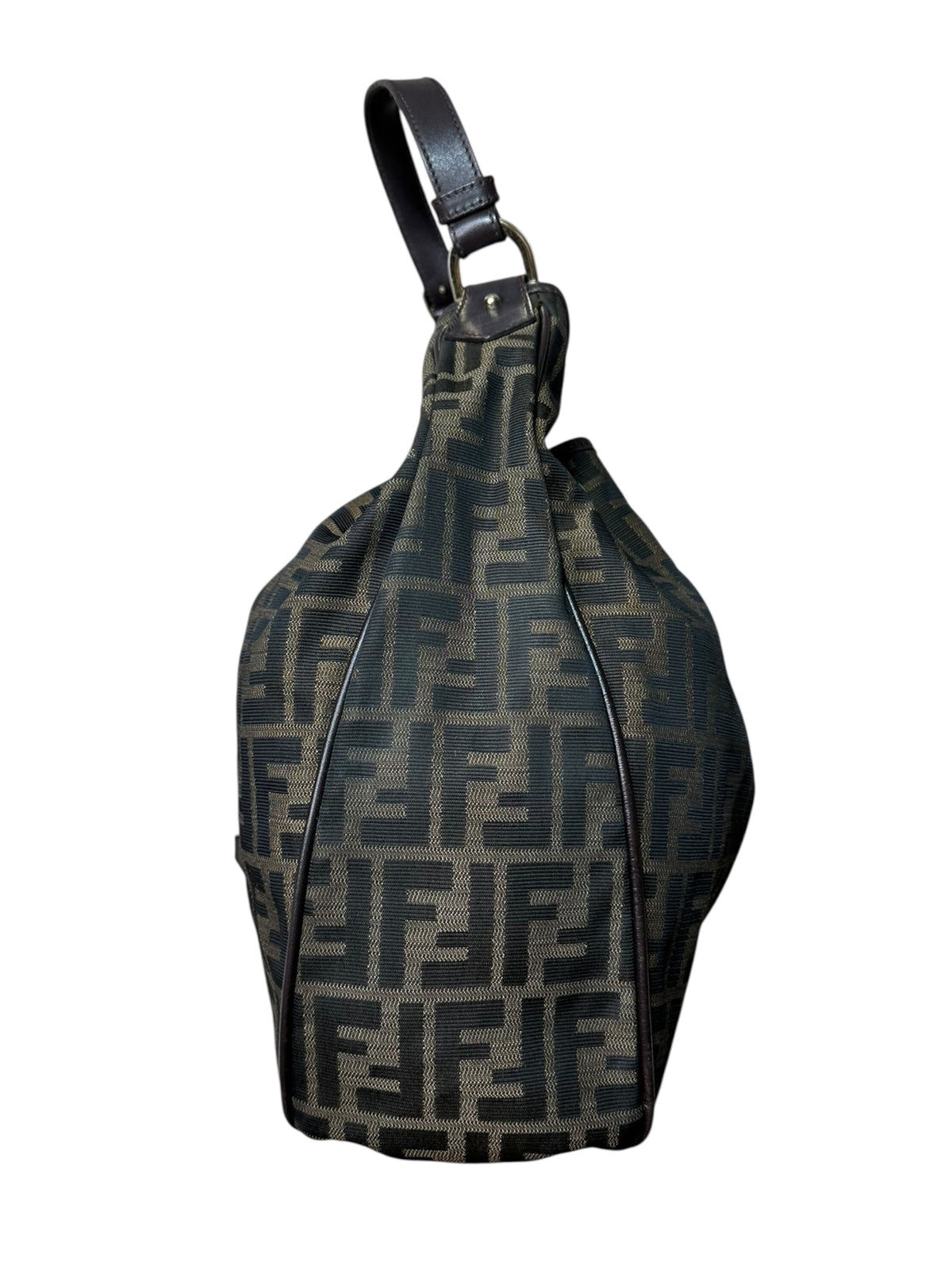 Fendi borsa hobo vintage in tela FF — foto 11
