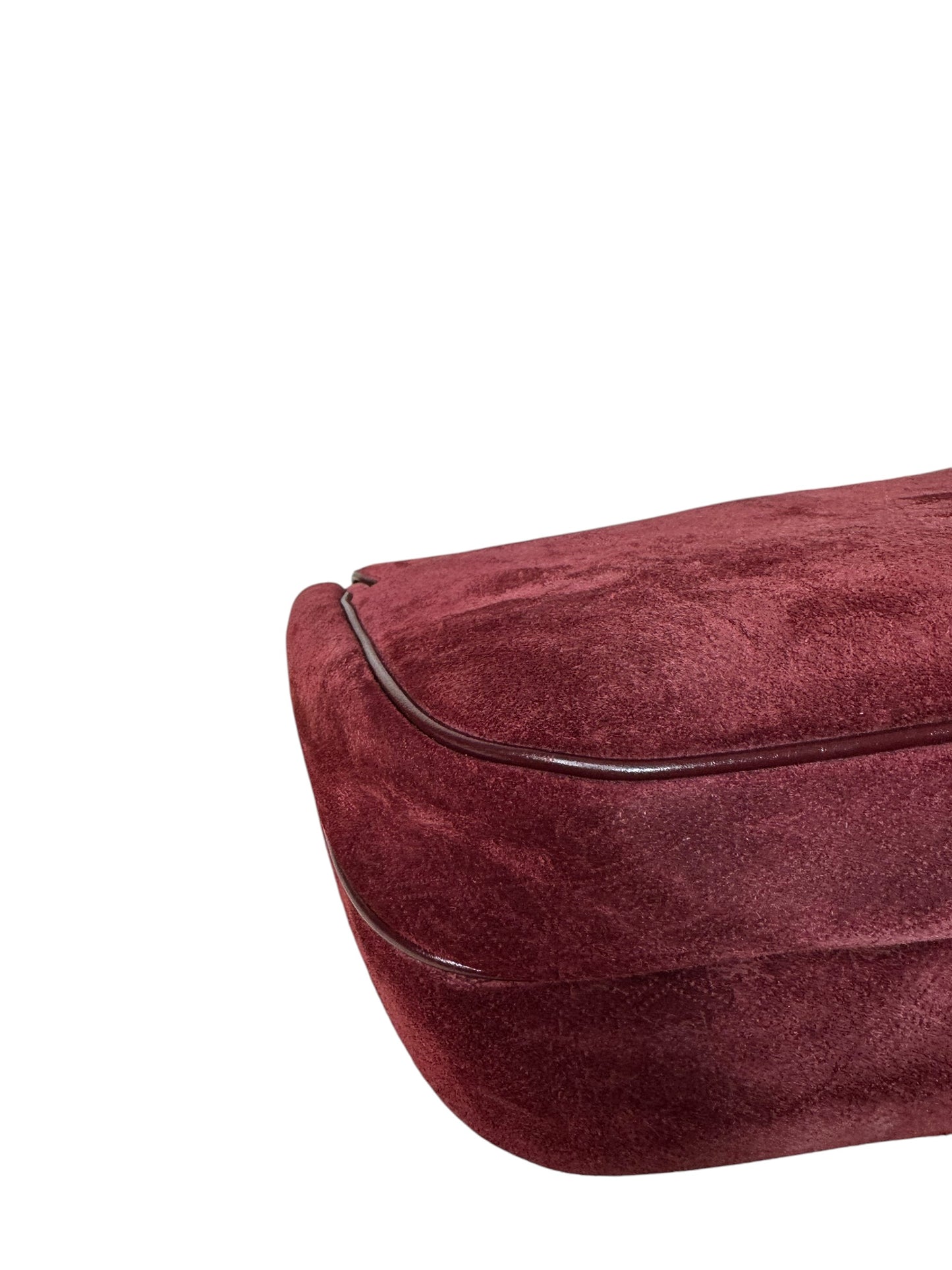 Saint Laurent borsa in suede monogram — foto 16