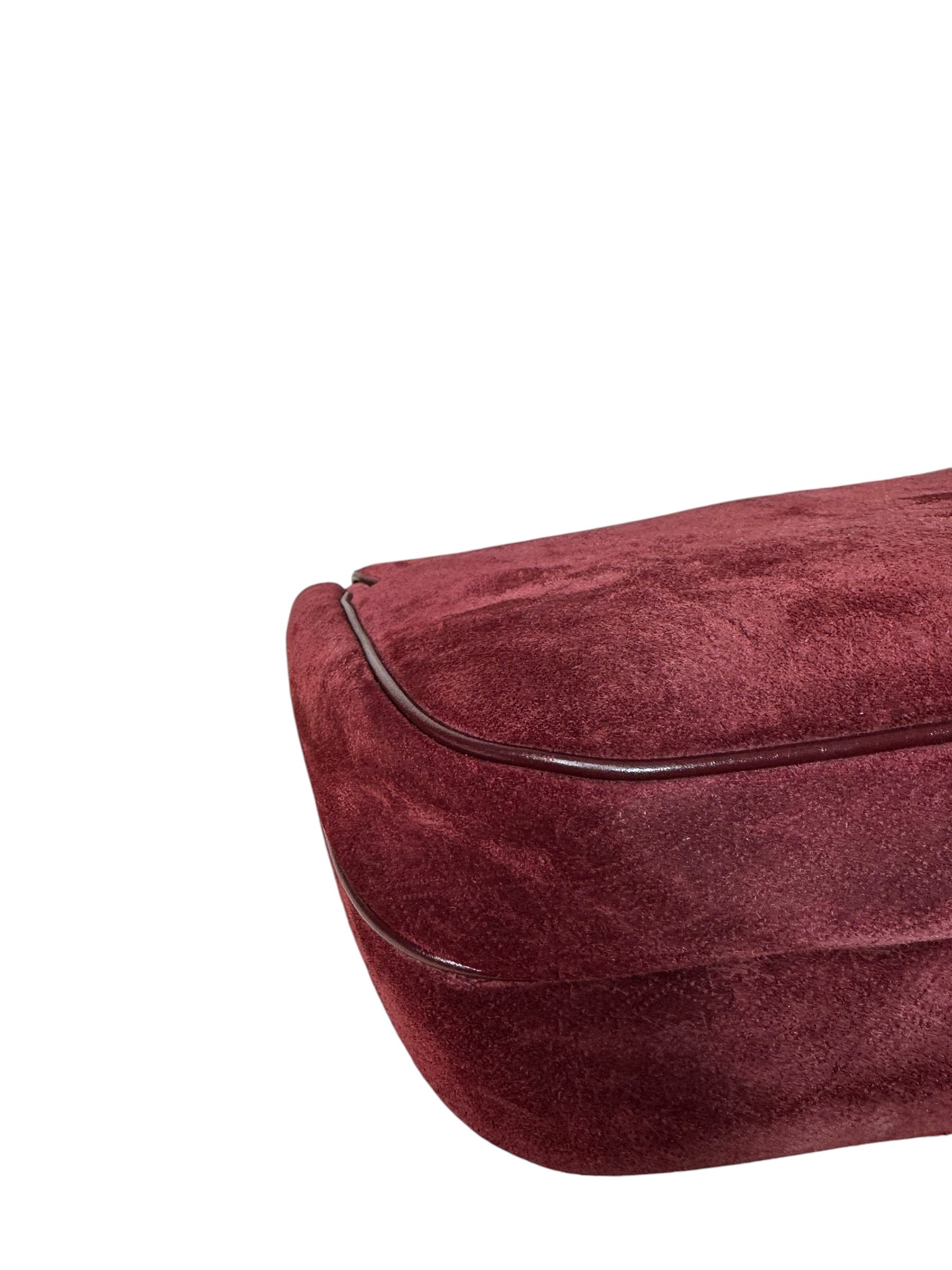 Saint Laurent borsa in suede monogram — foto 16