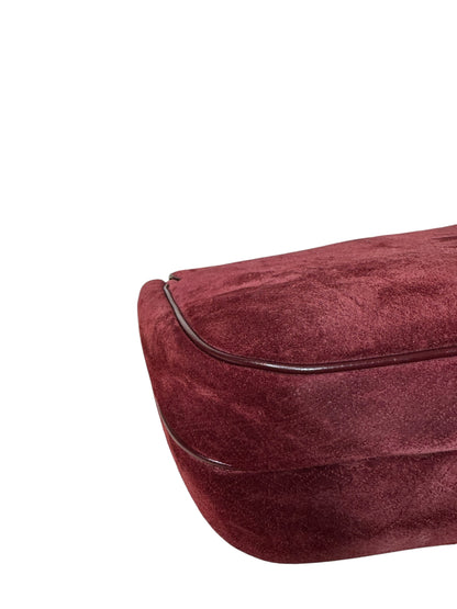 Saint Laurent borsa in suede monogram — foto 16