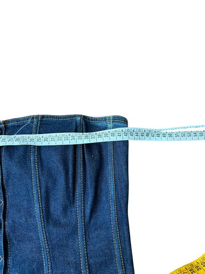D&G bustier vintage in denim (M)
