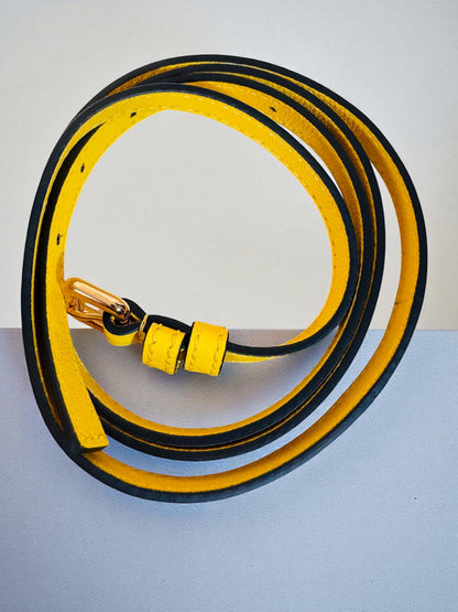 Versace La Medusa Mini Bag Gialla in Pelle