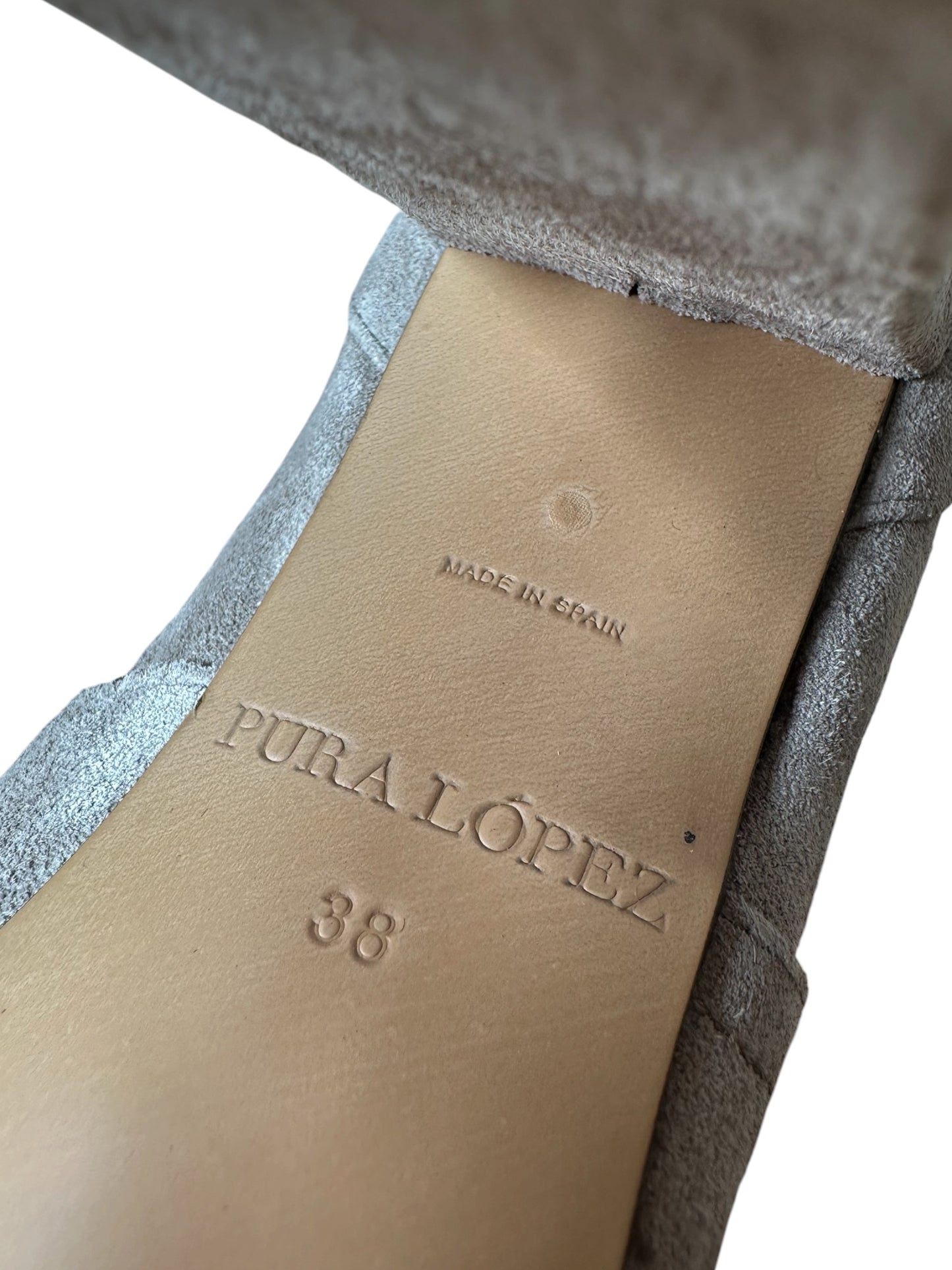 Pura Lopez stivaletto in pelle scamosciata (38)