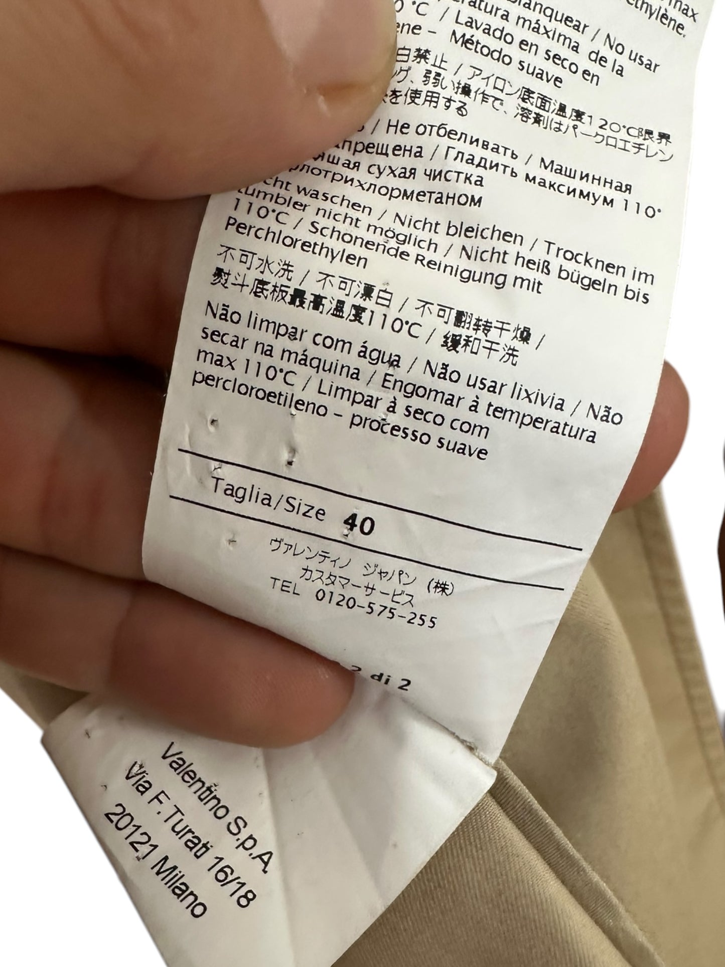 Red Valentino trench con stampa (S)