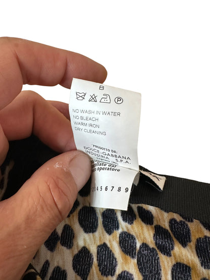 Dolce & Gabbana pantaloni animalier (L)