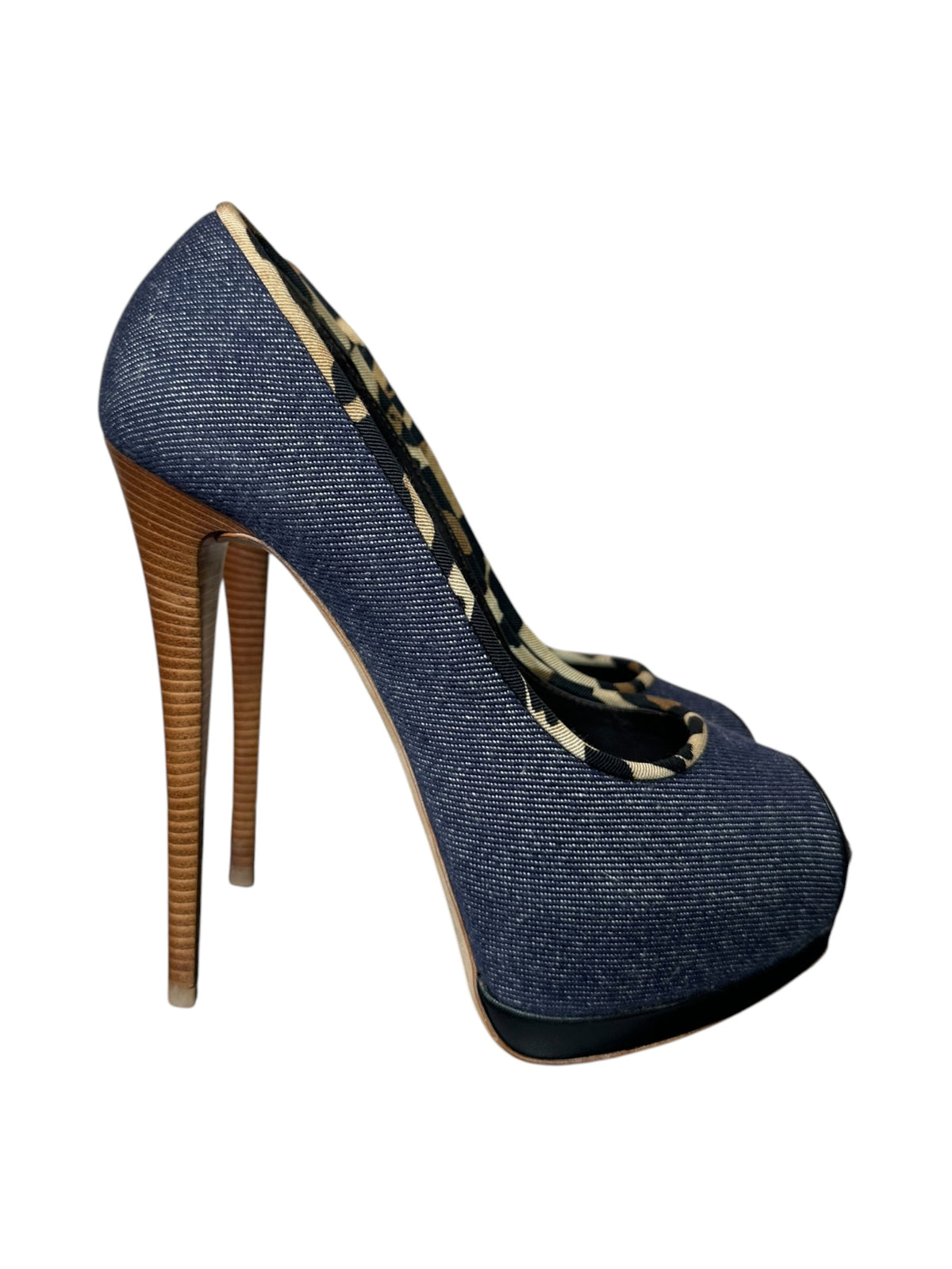 Giuseppe Zanotti décolleté in denim (39)